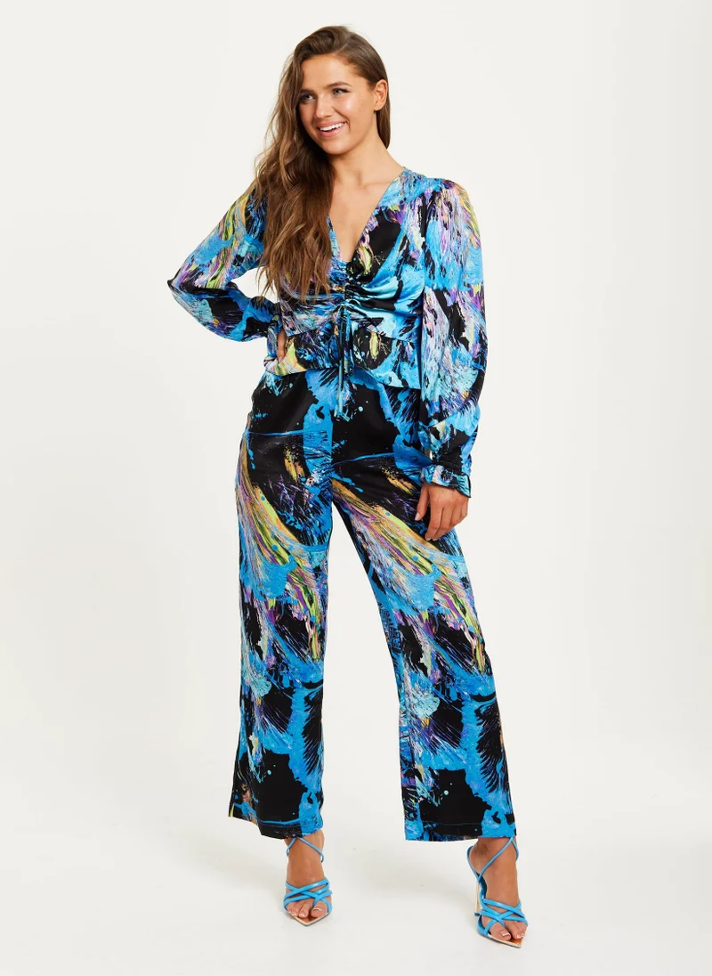 Liquorish Multicolour Abstract Jumpsuit