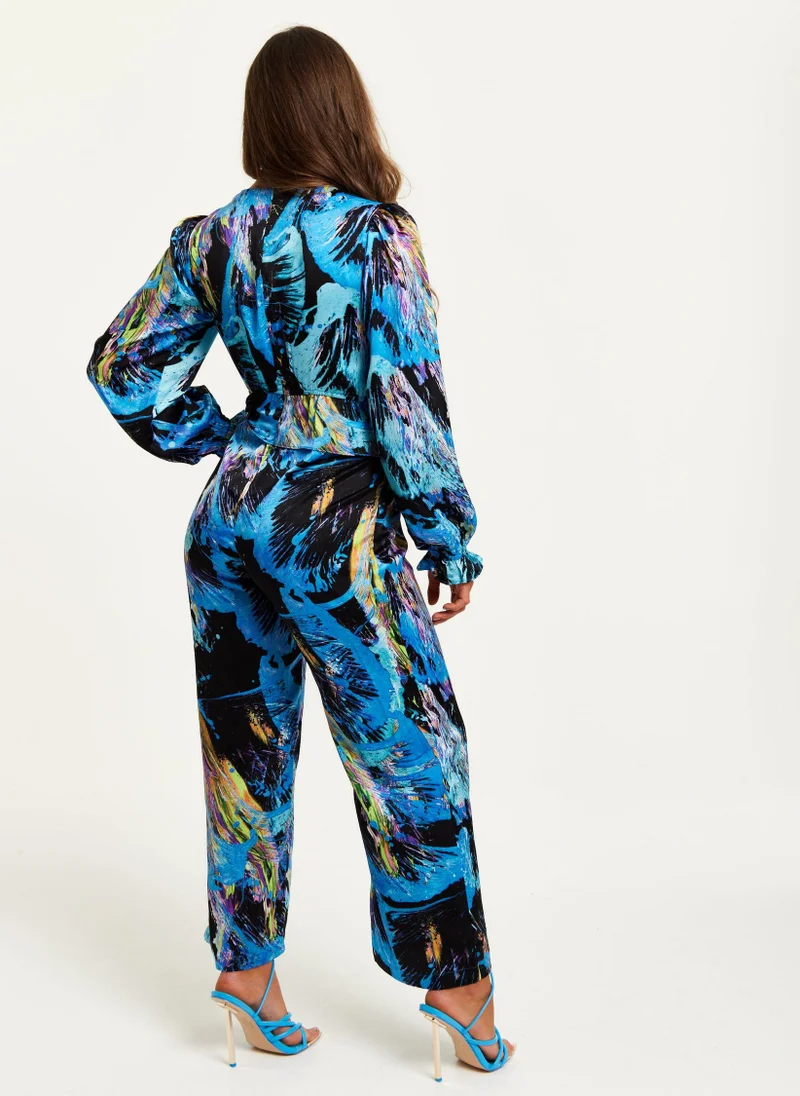 Liquorish Multicolour Abstract Jumpsuit