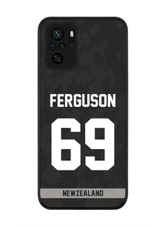 Rugged Black Edge Case for Redmi Note 10S / Redmi Note 10 4G, Slim fit Case Flexible thin Cover - Player Name - Lockie Ferguson, Jersey Number- 69