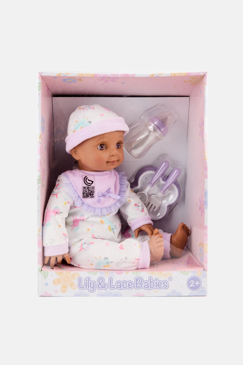 Lotus Baby Dolls Lily And Lace Hispanic Baby Doll - Image 1