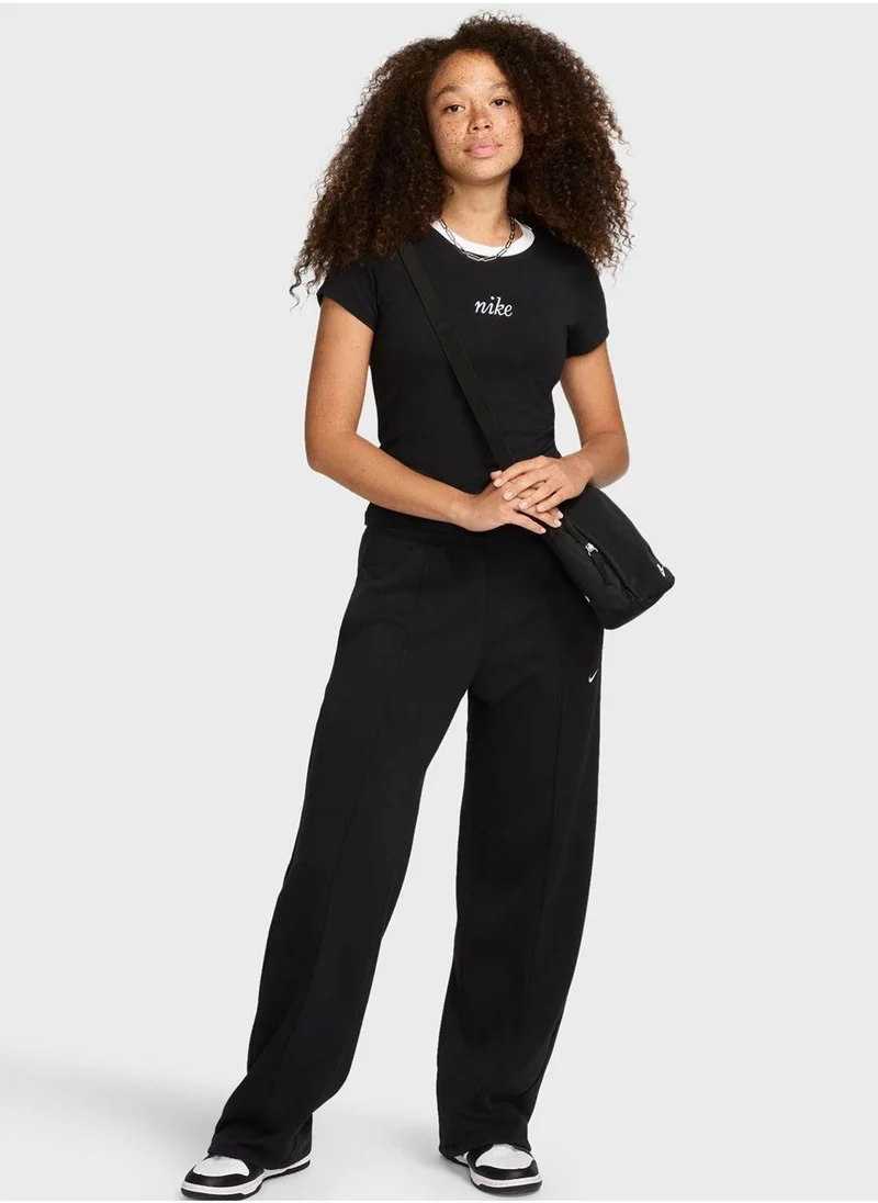 Nike Nsw Knitted Cropped T-Shirt