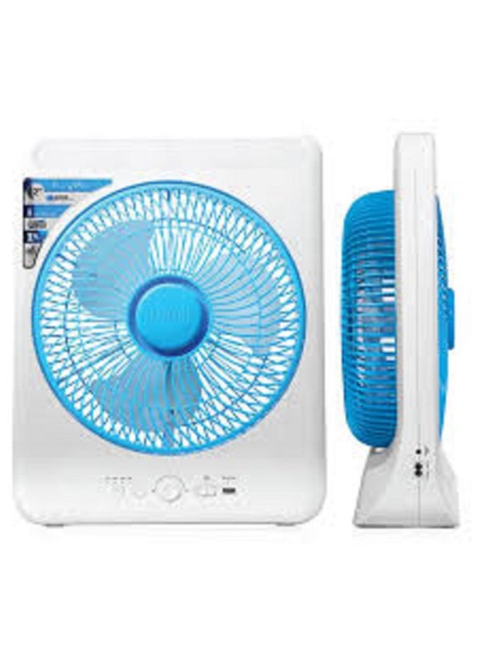 Sanford Rechargeable Box Fan SF919BFN - 12-Inch, 4500mAh Battery, 3-Speed, 7 Hours Operation, 24 SMD LED Light, AC/DC Switch & USB Output Versatile Cooling with AC/DC Power and USB Charging for Any Environment - pzsku/ZC978119AC93ED890CCEFZ/45/_/1711967143/7a8f0d97-08ce-4138-a472-74e8ed729136