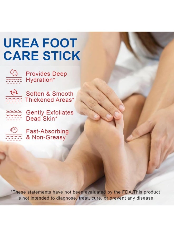 IKZEE Urea Cream 60 Percent with 2% Salicylic Acid Foot Care Stick, Maximum Strength Callus Remover for Dry Cracked Heels, Hands & Knees, Exfoliating Moisturizer & Dead Skin Remover, 1.41oz 2Pcs - Image 4
