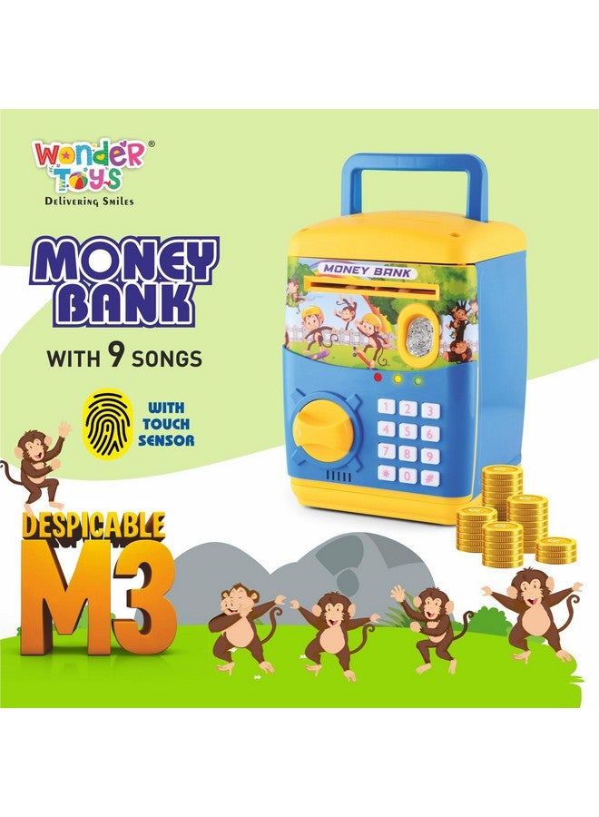 وندر بنك أموال وندر ATM ببصمة الإصبع أزرق من عمر سنتين إلى ١٠ سنوات (أزرق) - Image 4