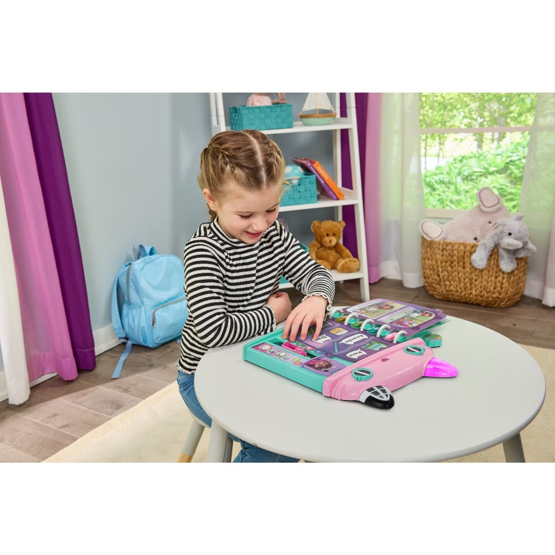 VTech Gabby’s Dollhouse Cat-a-Vator Discovery Book with Lights, Music & Learning (Ages 3+) - Image 3