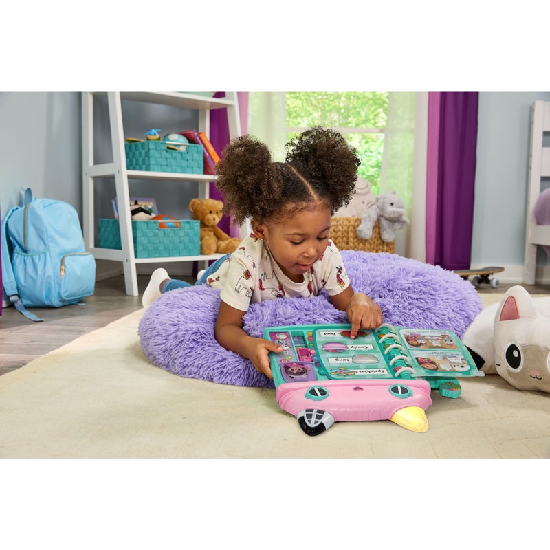 VTech Gabby’s Dollhouse Cat-a-Vator Discovery Book with Lights, Music & Learning (Ages 3+) - Image 2