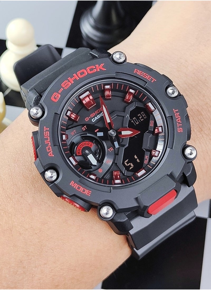 CASIO - CASIO Sports Waterproof and Shockproof Watch 2200 Black - Image 1
