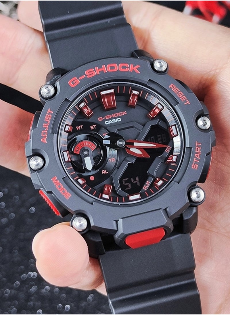CASIO - CASIO Sports Waterproof and Shockproof Watch 2200 Black - Image 1