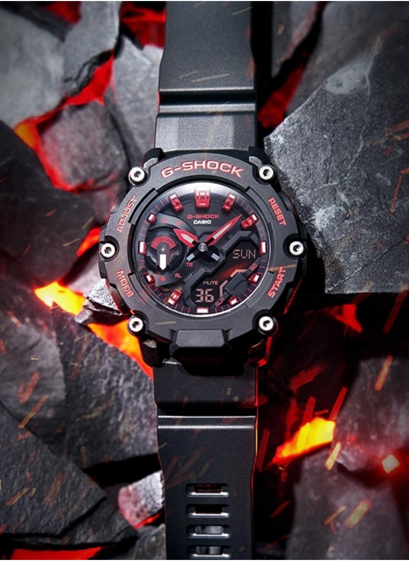 CASIO - CASIO Sports Waterproof and Shockproof Watch 2200 Black - Image 1