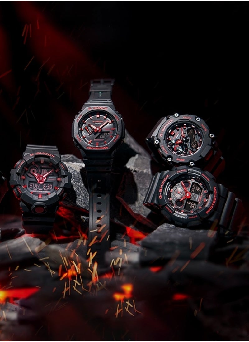 CASIO - CASIO Sports Waterproof and Shockproof Watch 2200 Black - Image 1