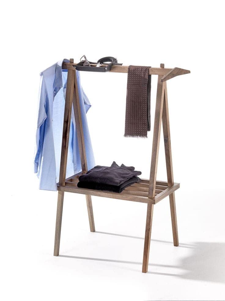 Multipurpose Rosewood Towel Racks for Bathroom Tier Free Standing Bathroom Towel Rack Towel Holder Stand for Blanket Rack Kitchen Corner Poolside Beach Next to Tub or Shower H41 