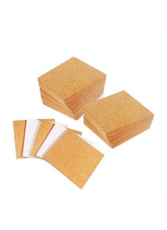 30 Pack Selfadhesive Thin Cork Sheets 4 X 4 Inch Cork Tiles Mini Backing Cork Sheets Cork Squares For Coasters And Diy Crafting