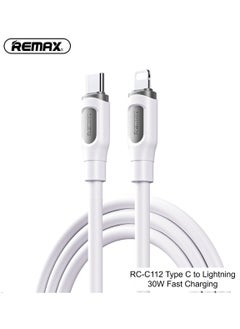 Type-C to Lightning, White, 1M