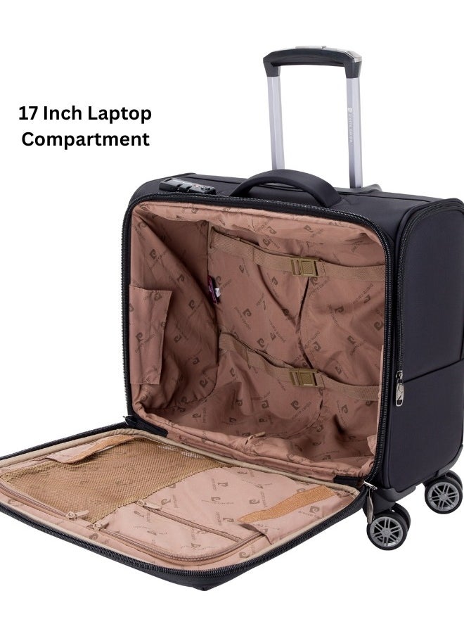 pierre cardin Rolling Laptop Case Set of 2 Pilot Business Bag for Travel And Laptop briefcase, TSA Approved Lock  - Image 4