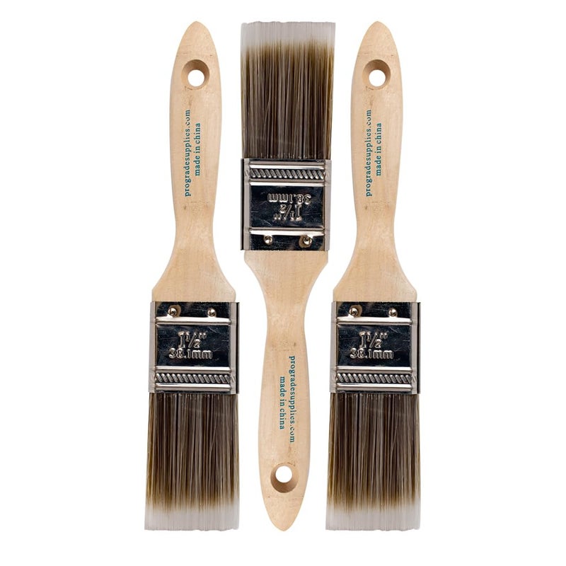 Pro Grade Paint Brushes 3Ea 15 Brush Set