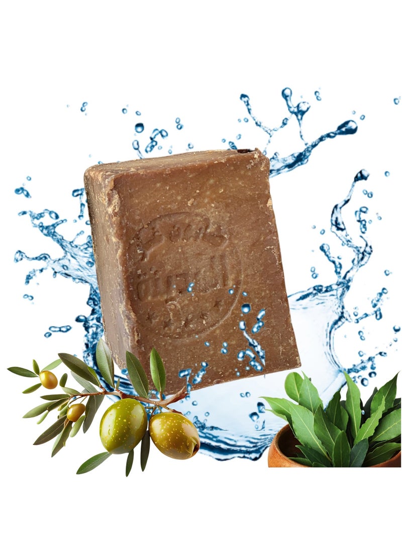 Al-Madinah Al-Madina Natural Olive Oil Soap Bar, Original Aleppo Laurel Soap With 100% Olive & Laurel Oils, Classic Handmade Body & Hair Soap,4x190 grams - Image 2
