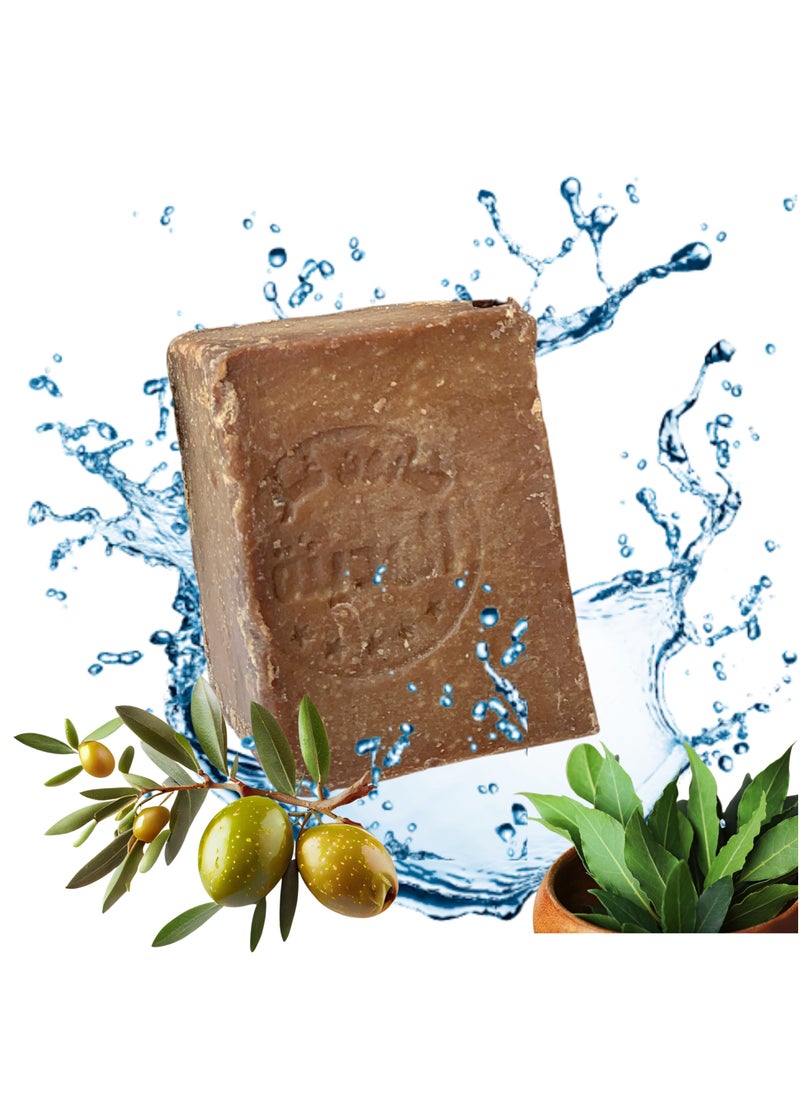 Al-Madinah - Al-Madina Natural Herbal Olive Oil Soap Bar, Original Aleppo Laurel Soap With 100% Olive & Laurel Oils, Classic Handmade Body & Hair Soap,4x190 grams - Image 1