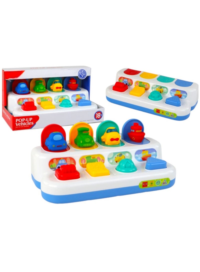 Interactive Educational Toy Pop-up Vehicles For Kids  - Image 1