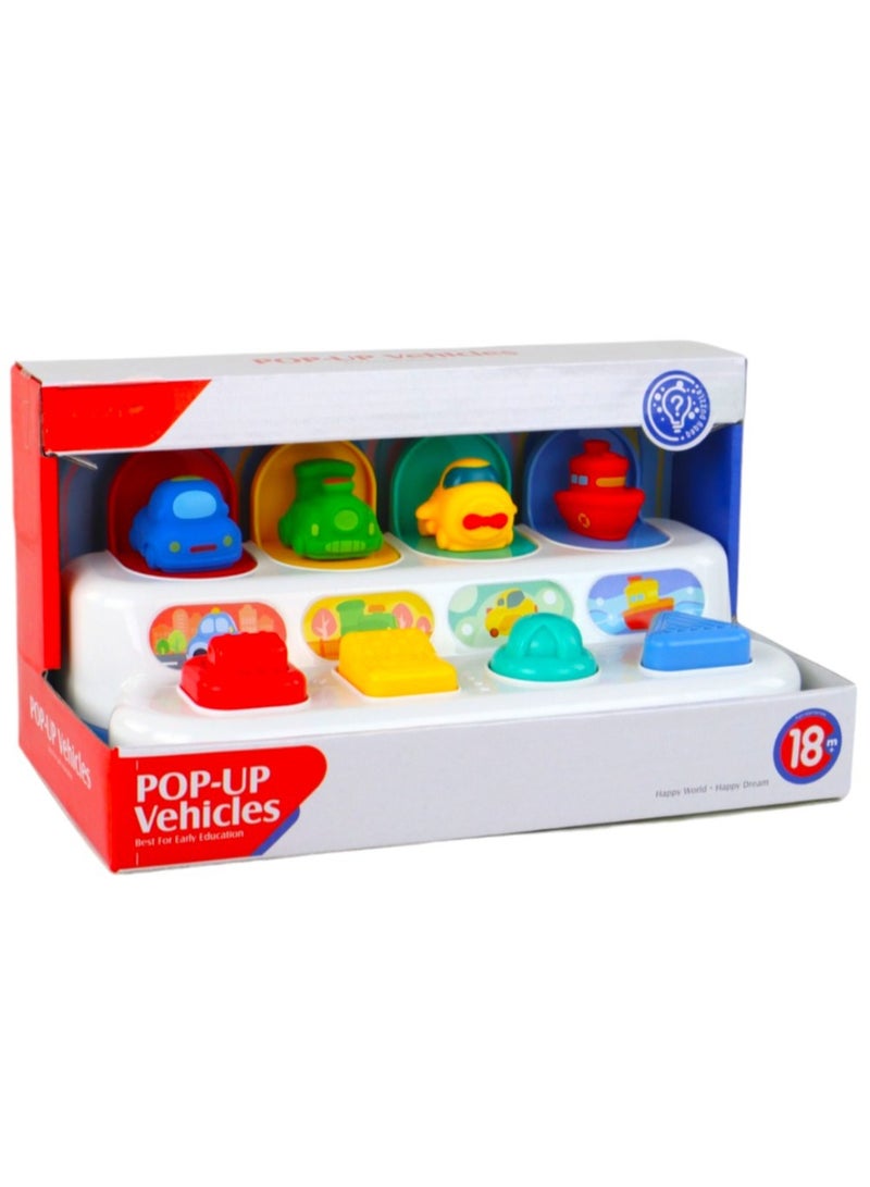 Interactive Educational Toy Pop-up Vehicles For Kids  - Image 3