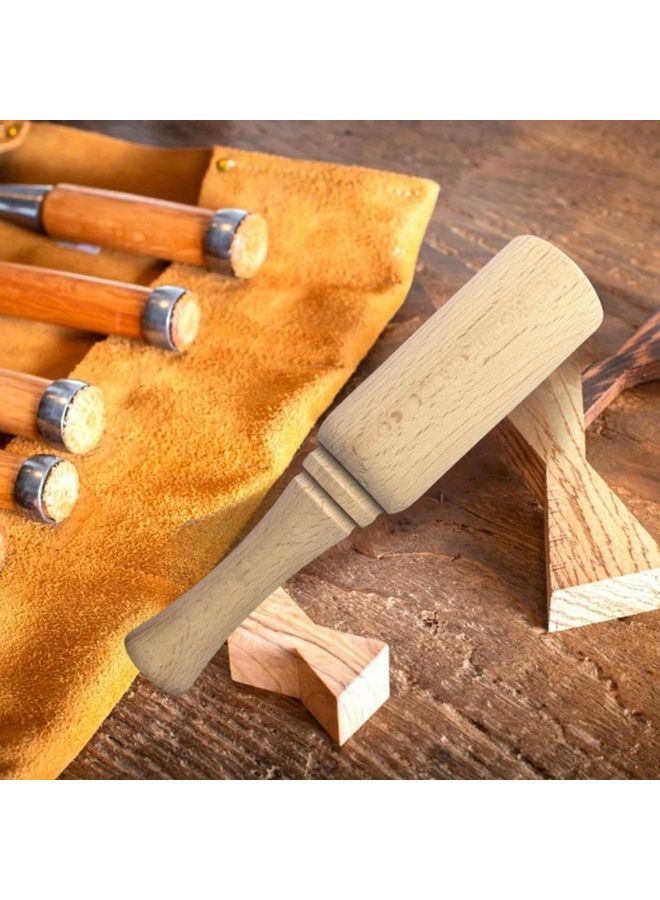 Professional Wood Carving Hammer With Non Slip Grip Heavy Duty Marble Wood Handle - Image 5