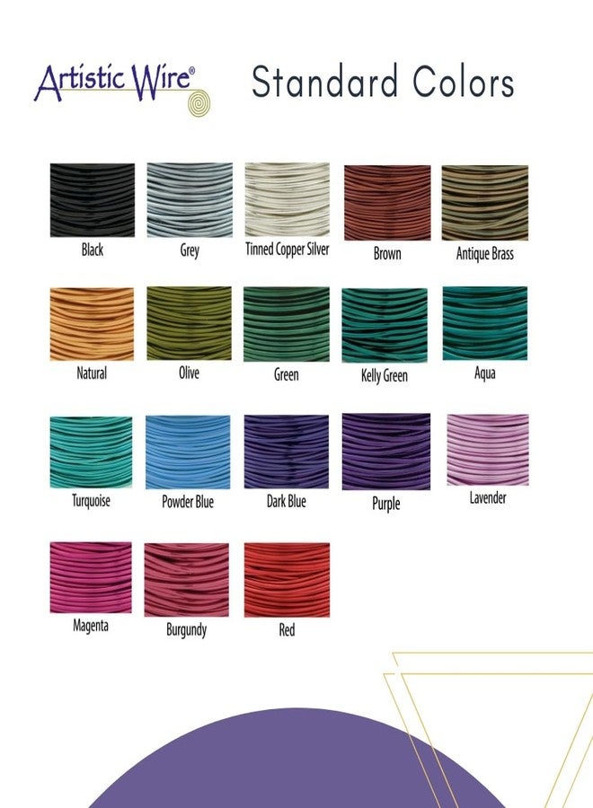 Artistic Wire, 26 Gauge Tarnish Resistant Colored Copper Craft Wire, Purple, 30 yd - Image 5