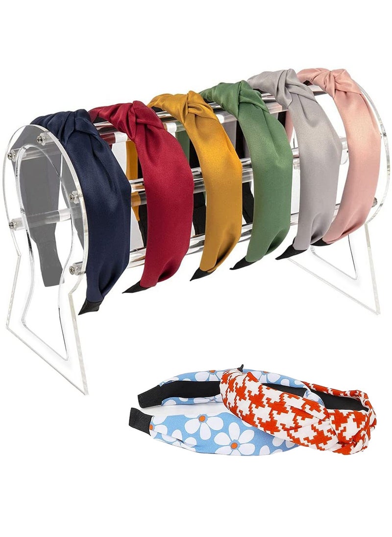 URbazaar - Headband Holder, Clear Headband Organizer, Acrylic Hair Hoop Display Stand, Hairband Rack Holder, Headband Storage Holder for Women and Girls（Does not include headband） - Image 1