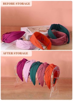 URbazaar Headband Holder, Clear Headband Organizer, Acrylic Hair Hoop Display Stand, Hairband Rack Holder, Headband Storage Holder for Women and Girls（Does not include headband）  - Image 4