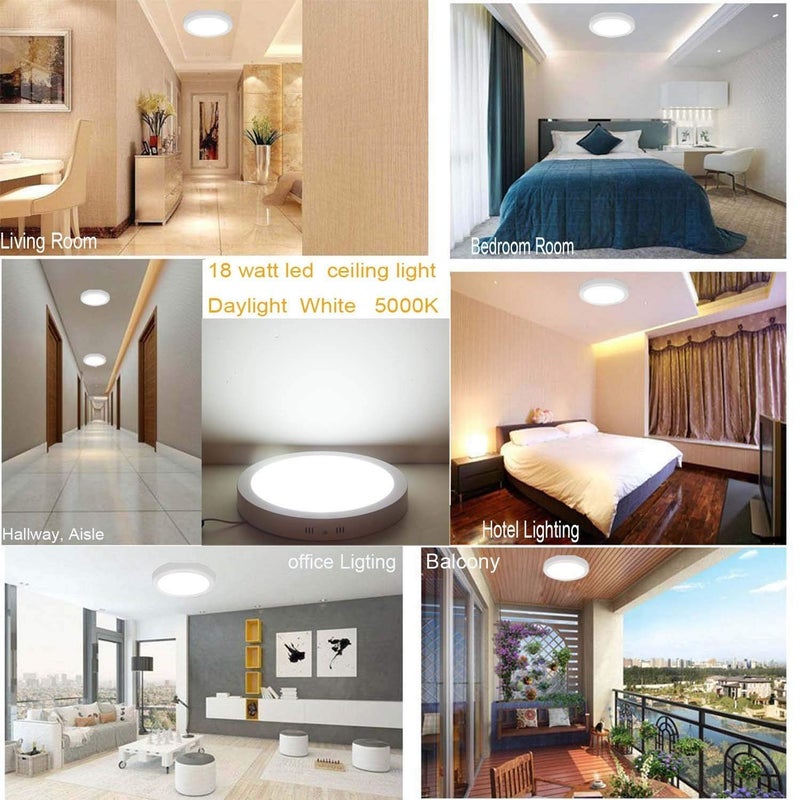 Puffin 18w Round Surface led Ceiling Light Warm White2 Year Warranty - Image 3