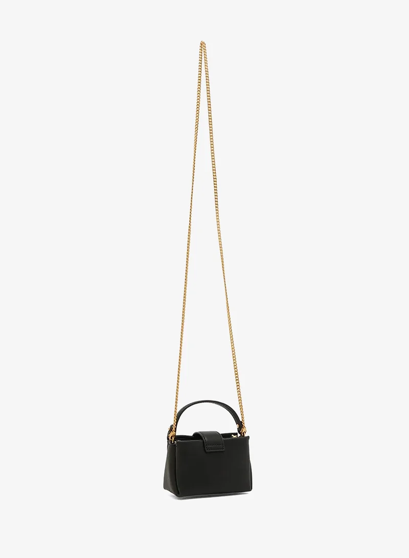 DKNY BLACK/GOLD Darci Micro Crossbody for Women | Best Price UAE