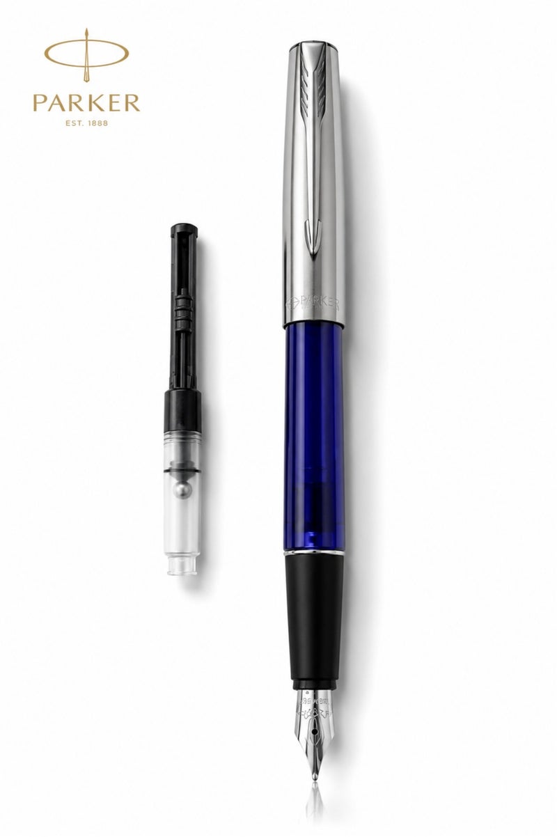 Parker Frontier Translucent Blue Set Rollerball+Fountain Pen - Image 5