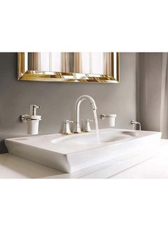 Grohe Grandera Holder With Ceramic Soap Dispenser 15×14cm-White  - Image 2