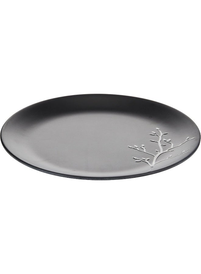 Servewell Servewell Melamine Horeca Black Embossed Plate - 32cm  - Image 2