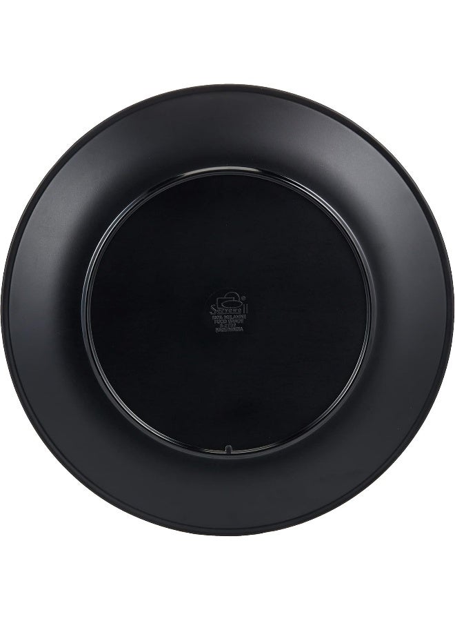 Servewell Servewell Melamine Horeca Black Embossed Plate - 32cm  - Image 3