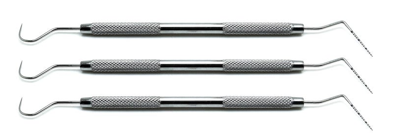 Premium Instruments 3× Dental Williams Explorer Probe UNC 15/23 Color Coded Marking Double Ended Instruments - Image 3