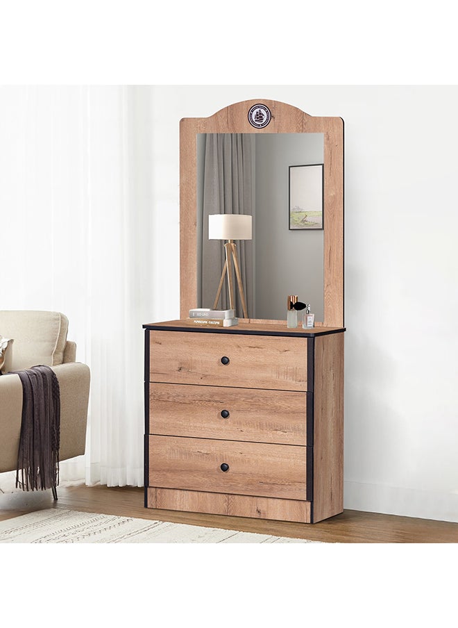 Home Box - Crew 3-Drawer Dresser without Mirror 40 x 80 x 80 cm - Image 1