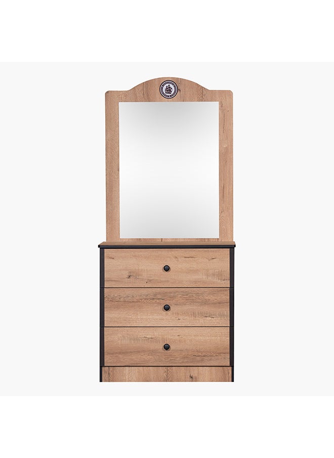 Home Box - Crew 3-Drawer Dresser without Mirror 40 x 80 x 80 cm - Image 1