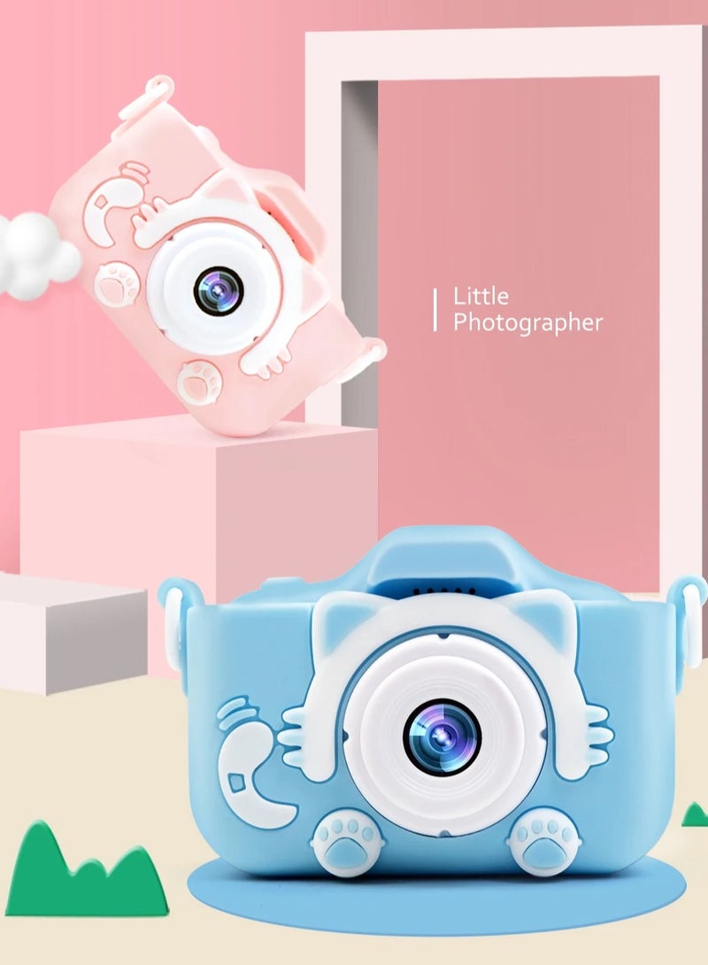 بيتشو ألعاب كاميرا للأطفال، كاميرا ممتعة للأطفال، شاشة 2.0 بوصة، كاميرا فيديو بدقة 20 ميجابكسل مع بطاقة ذاكرة 32 جيجابايت للأولاد والبنات من سن 6 سنوات فما فوق - Image 2
