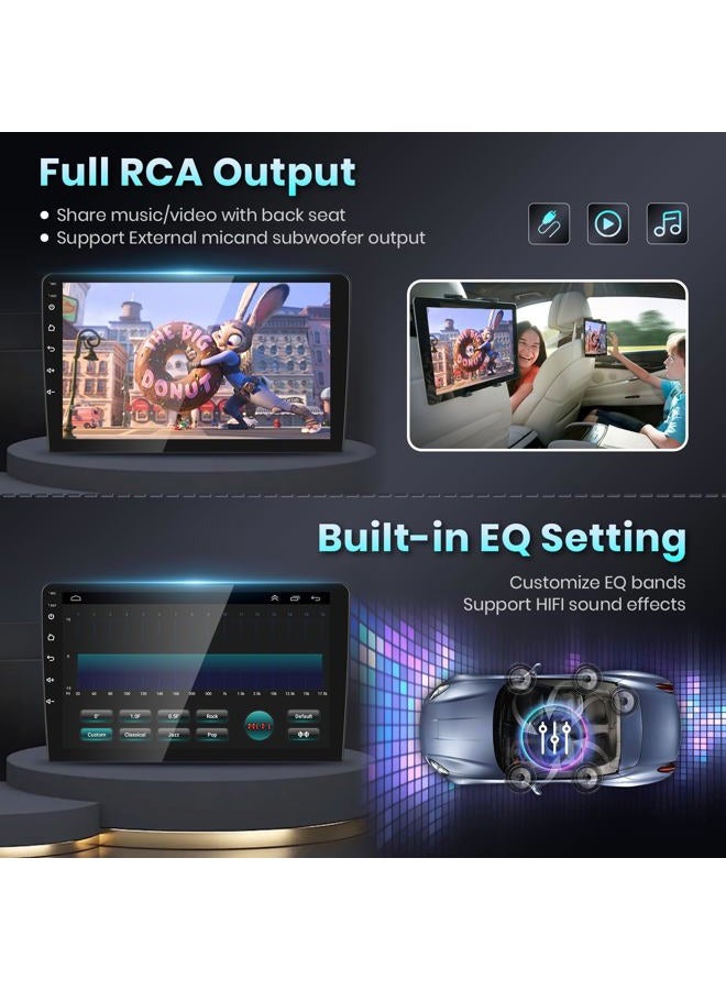 Podofo 【HiFi 16EQ】 2G+64G Car Stereo Radio for Nissan Altima 2008-2012 Manual A/C with Carplay Android Auto MirrorLink,Podofo 9inch 1080P IPS HD IPS Touchscreen Bluetooth RDS FM Radio GPS WiFi Backup Camera - Image 5