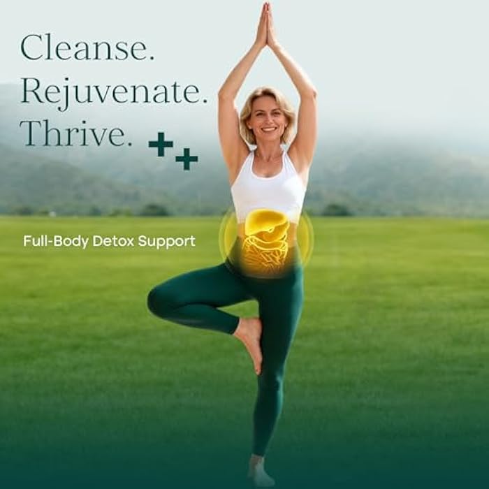 KEDISOM 19 in 1 Liver Cleanse Detox & Repair - Zeolite Detox Supplement for Gut Health, Cognition & Natural Energy with Noni, NAC, Chlorella, Spirulina, ALA, Milk Thistle, Black Pepper & Vitamin C, 120ct - Image 2