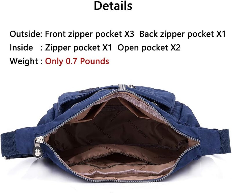 MINTEGRA Store Crossbody Bag for Women Nylon Waterproof Shoulder Purse Messenger Bag Lightweight Pocketbooks - Image 4