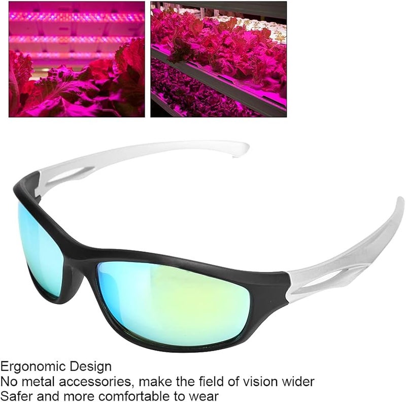 Polarized LED Grow Room Goggles for Hydroponics Greenhouse Eye Protection - Image 5