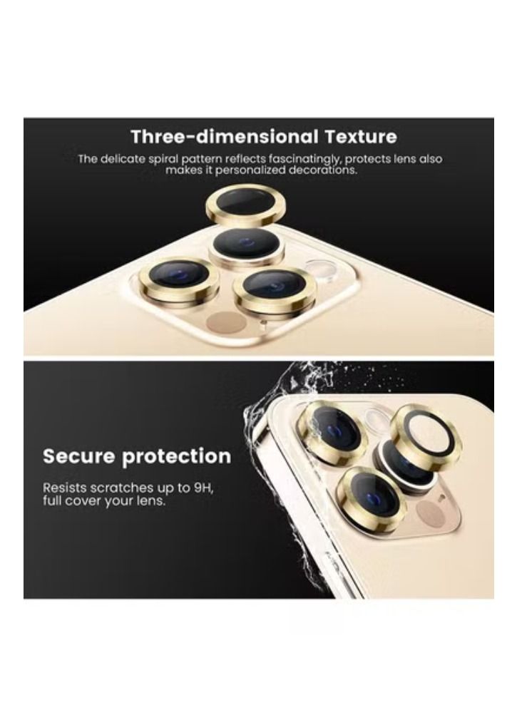 ACLIX iPhone 14 Pro - iPhone 14 Pro Max Camera Lens Protector, 9H Tempered Glass Camera Cover Screen Protector Metal Individual Ring for iPhone 14 Pro 6.1 inch /14 ProMax 6.7 inch 2022 - Image 3