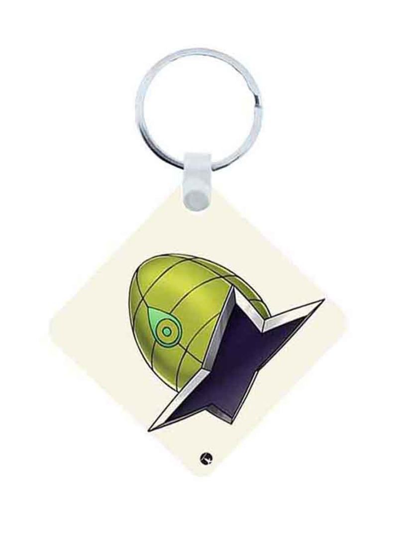Digimon Anime Wooden Keychain