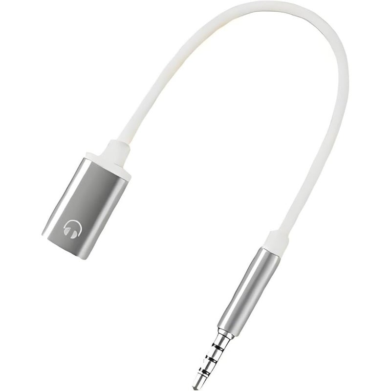Zenarao محول جاك سماعة زيناراو، كابل صوت 3.5 مم ذكر إلى أنثى TypeC، كابل دنجلي صوت USB C إلى Aux، متوافق مع مشغلات MP3، مشغلات CD، أجهزة الكمبيوتر المحمولة، الأجهزة اللوحية، الهواتف الذكية (فضي) - Image 1