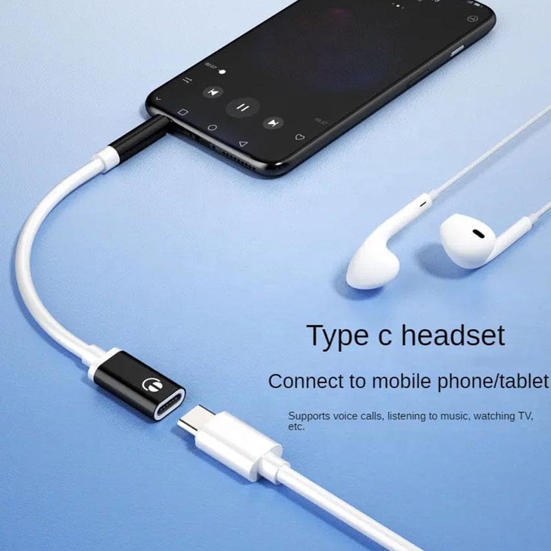 Zenarao محول جاك سماعة زيناراو، كابل صوت 3.5 مم ذكر إلى أنثى TypeC، كابل دنجلي صوت USB C إلى Aux، متوافق مع مشغلات MP3، مشغلات CD، أجهزة الكمبيوتر المحمولة، الأجهزة اللوحية، الهواتف الذكية (فضي) - Image 3