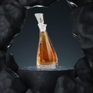 FALKOR FALKOR Luxury Glassware - Racontour Decanter Elegant Classy Decanter with Contemporary Design for Storing Whiskey, Liquor, Scotch, Bourbon, Vodka or Wine 850 ML  - Image 2
