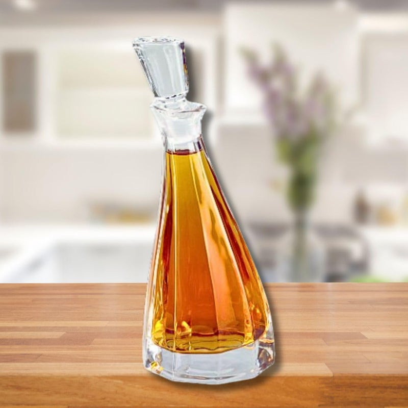 FALKOR FALKOR Luxury Glassware - Racontour Decanter Elegant Classy Decanter with Contemporary Design for Storing Whiskey, Liquor, Scotch, Bourbon, Vodka or Wine 850 ML  - Image 5