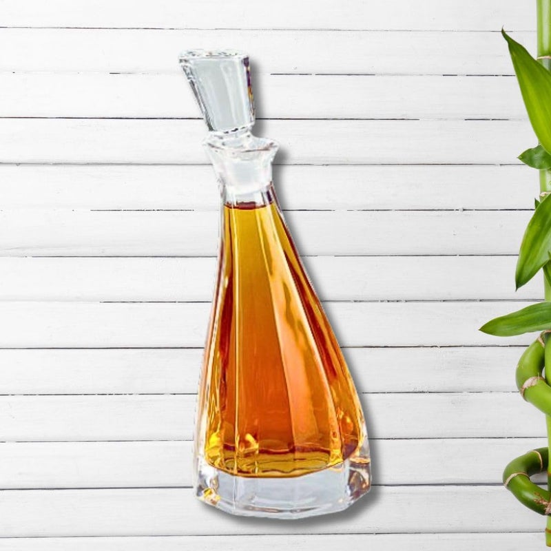 FALKOR FALKOR Luxury Glassware - Racontour Decanter Elegant Classy Decanter with Contemporary Design for Storing Whiskey, Liquor, Scotch, Bourbon, Vodka or Wine 850 ML  - Image 3