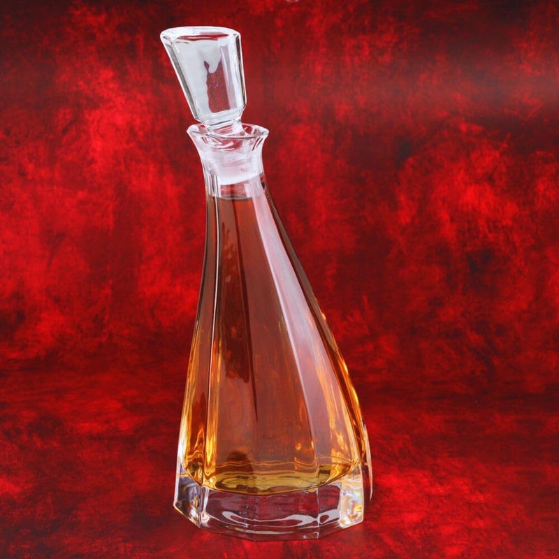 FALKOR FALKOR Luxury Glassware - Racontour Decanter Elegant Classy Decanter with Contemporary Design for Storing Whiskey, Liquor, Scotch, Bourbon, Vodka or Wine 850 ML  - Image 4