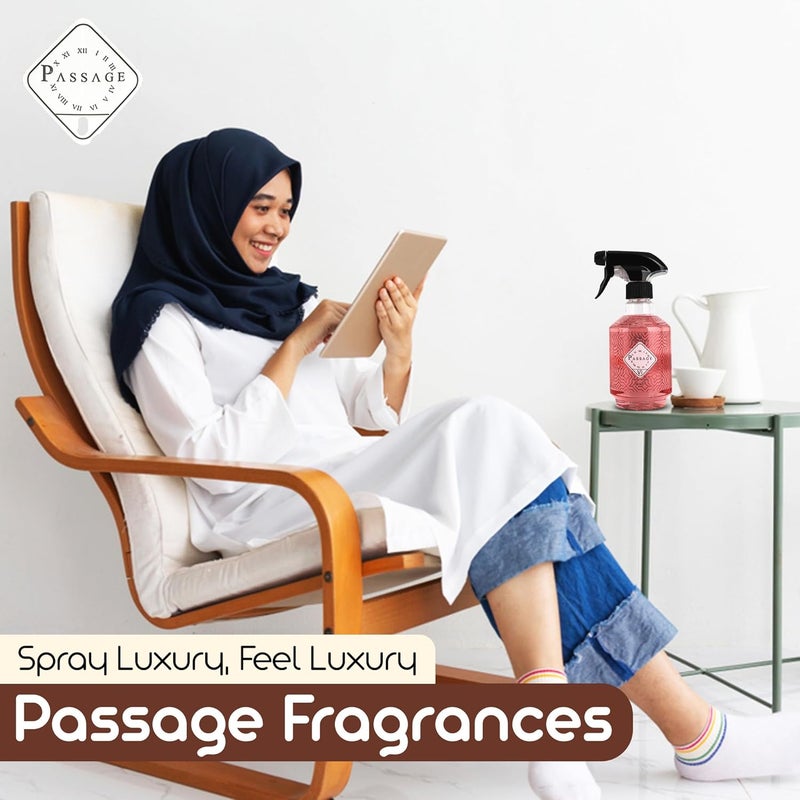 PASSAGE Air Freshener VI, 400 ML - Bergamot, Jasmine & Oakmoss Odor Eliminator | Long-Lasting Air Freshener for Home & Office | Ideal for Any Room & Season | Safe on Fabrics & Surfaces - Image 5